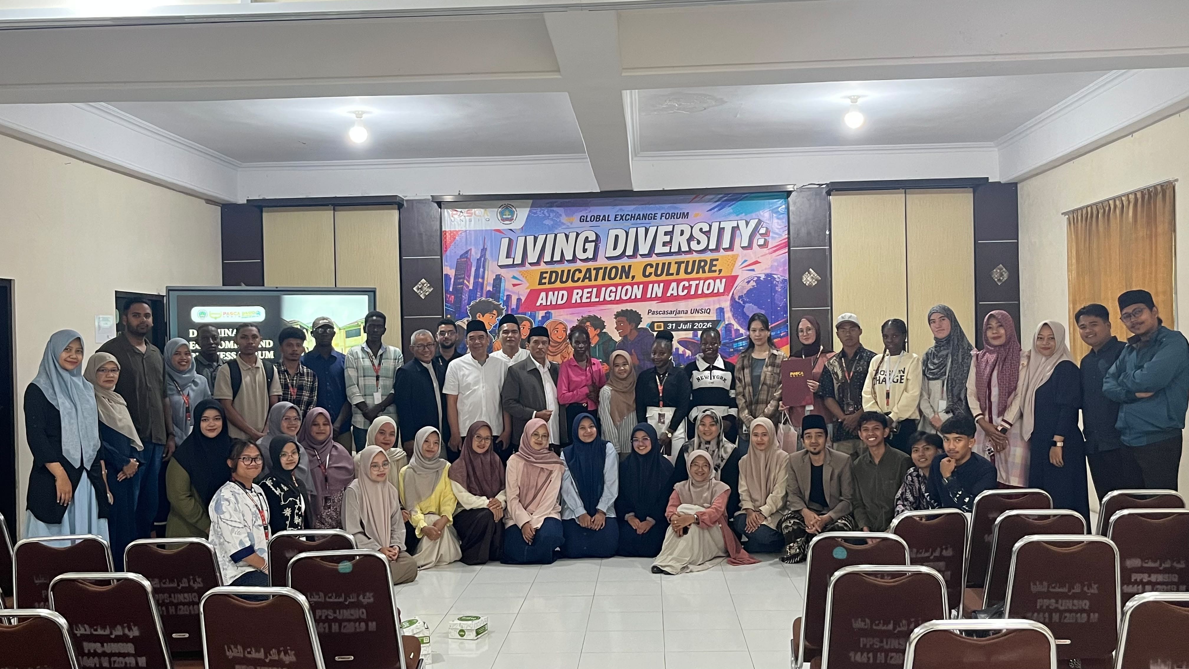 Pascasarjana UNSIQ Hadirkan Global Exchange Forum “Living Diversity” dalam UNSIQ International Summer Camp